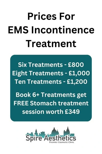 EMS Incontinence Treatment Prices Dunfermline